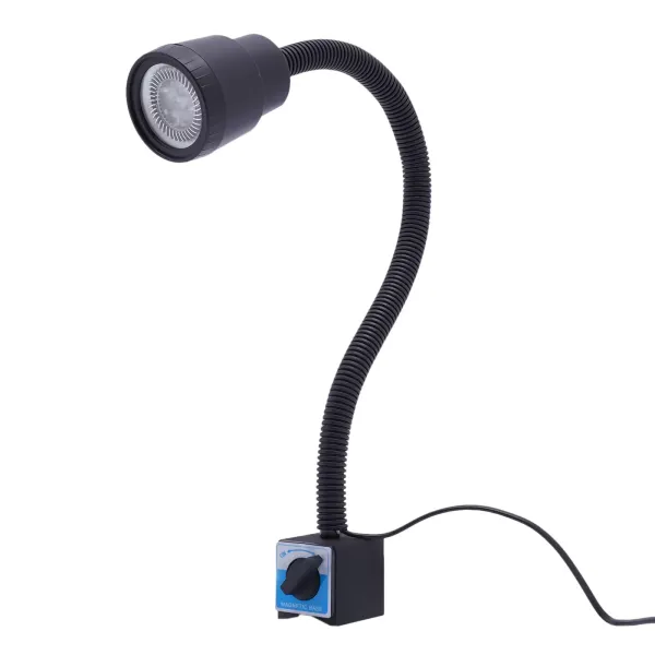 500mm průmyslová stolní lampa s husím krkem, průmyslová stolní lampa, pro soustruh, frézu, vrtačku, průmyslové osvětlení