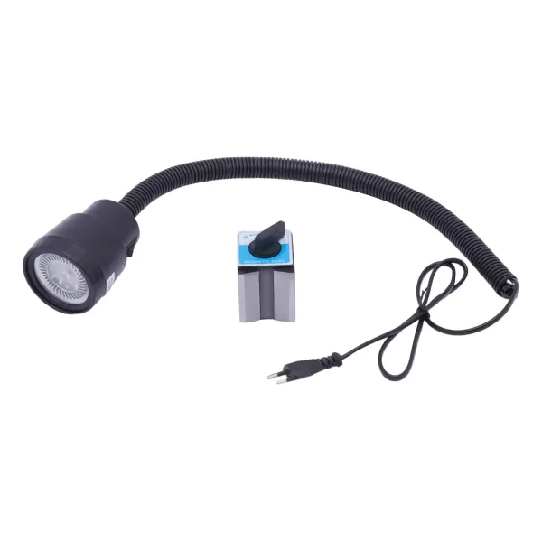 500mm průmyslová stolní lampa s husím krkem, průmyslová stolní lampa, pro soustruh, frézu, vrtačku, průmyslové osvětlení