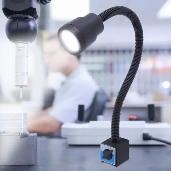 500mm průmyslová stolní lampa s husím krkem, průmyslová stolní lampa, pro soustruh, frézu, vrtačku, průmyslové osvětlení