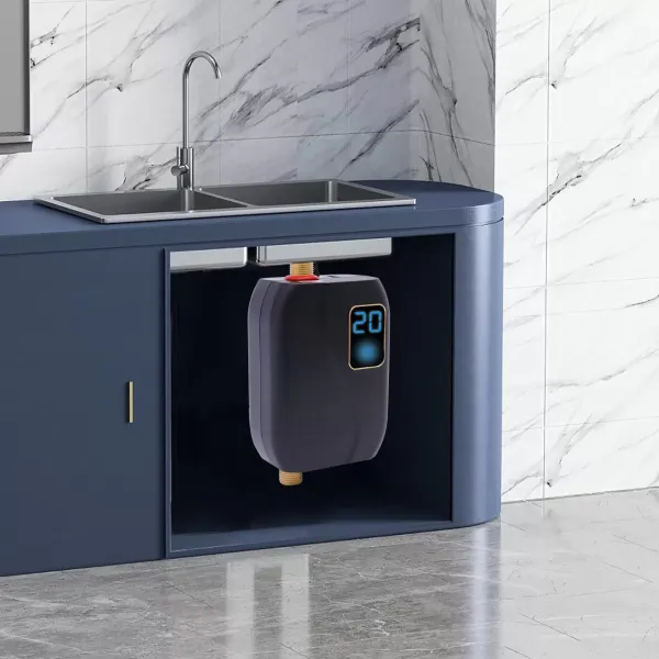 220V Mini Tankless Okamžitý elektrický ohřívač vody Koupelna Kuchyň Mytí