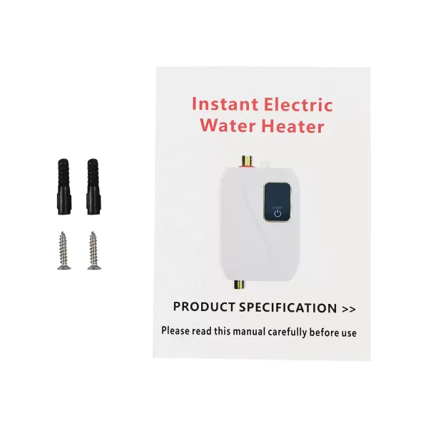 220V Mini Tankless Okamžitý elektrický ohřívač vody Koupelna Kuchyň Mytí 220V Mini Tankless Okamžitý elektrický ohřívač vody Koupelna Kuchyň Mytí
