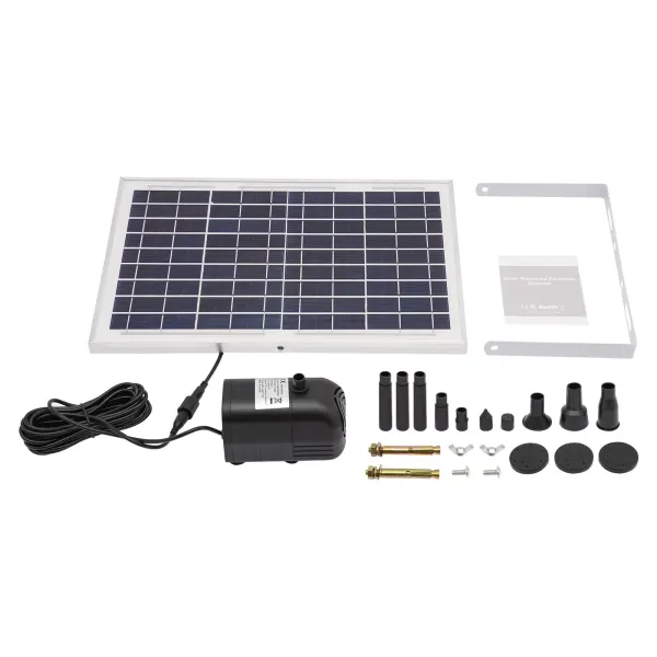 10W solární jezírkové čerpadlo Fontána Pumpa Fontána Zahradní fontána Vodní funkce Fontána 1000L/H vodní čerpadlo napájené solárním panelem Zahradní jezírko 10W solární jezírkové čerpadlo Fontána Pumpa Fontána Zahradní fontána Vodní funkce Fontána 1000L/H vodní čerpadlo napájené solárním panelem Zahradní jezírko