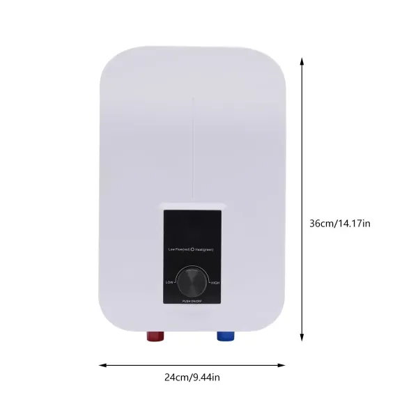Mini instantní kuchyňský ohřívač vody 6500W, beztankový sprchový ohřívač vody 220V mini nízkotlaká nádrž