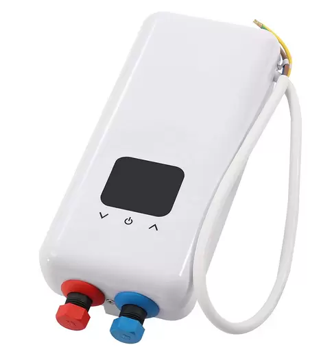 Mini elektrický ohřívač vody, mini okamžitý ohřívač teplé vody, bez nádrže do koupelny a kuchyně