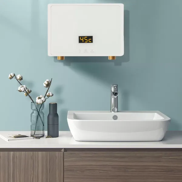 Minizásobníkový ohřívač vody 5500W pod umyvadlo 220V termostatický mycí topný systém s dálkovým ovládáním Minizásobníkový ohřívač vody 5500W pod umyvadlo 220V termostatický mycí topný systém s dálkovým ovládáním