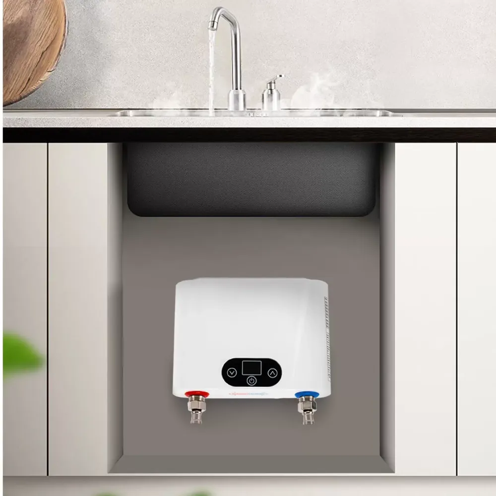 Elektrický beztankový ohřívač vody 220V Nekonečná horká voda Okamžitá mini inteligentní pod dřez Kuchyň pro domácnost (5,5KW mini kuchyňský spotřebič) pro kuchyň, koupelna pod dřez