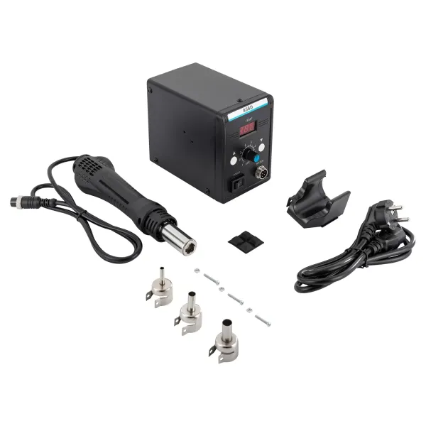 Horkovzdušná přepracovací stanice, 220V SMD pájecí stanice s horkovzdušnou pistolí, pro elektroniku, odpájecí pájecí opravy