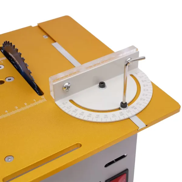 Mini stolní pila 300W 9000 profesionální kotoučová stolní pila rychlost otáčení řezbářské vrtání s ochrannou deskou