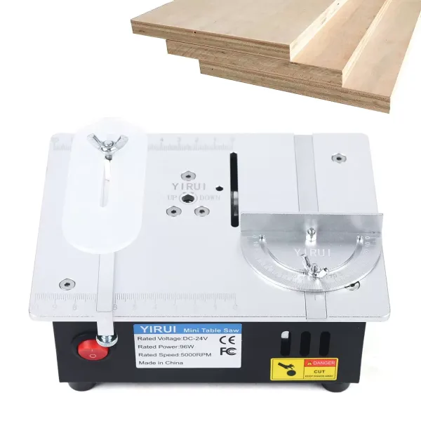 Mini stolní pily, 5000 ot./min Multifunkční mini stolní pila pro modelářství 96W s bezpečnostní vodicí deskou pro malé PCB tyče Akrylové hliníkové slitiny Mini stolní pily, 5000 ot./min Multifunkční mini stolní pila pro modelářství 96W s bezpečnostní vodicí deskou pro malé PCB tyče Akrylové hliníkové slitiny