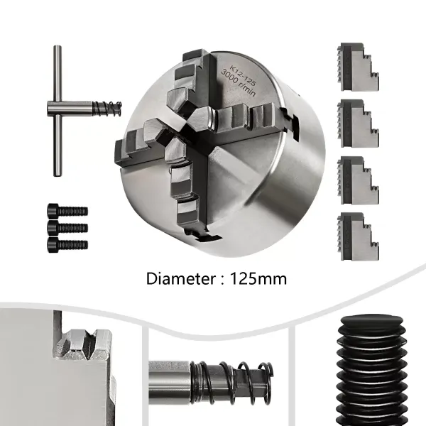 4čelisťové sklíčidlo 125mm čtyřčelisťové sklíčidlo Tříčelisťové sklíčidlo Soustružnické sklíčidlo 4čelisťové sklíčidlo 125mm čtyřčelisťové sklíčidlo Tříčelisťové sklíčidlo Soustružnické sklíčidlo