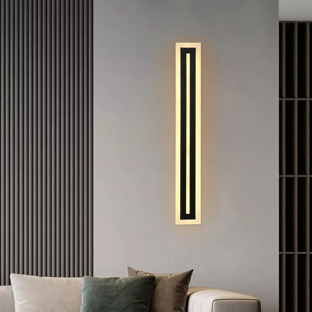 Moderní nástěnné LED svítidlo, venkovní nástěnné světlo vhodné pro verandu, terasu, obývací pokoj, ložnici