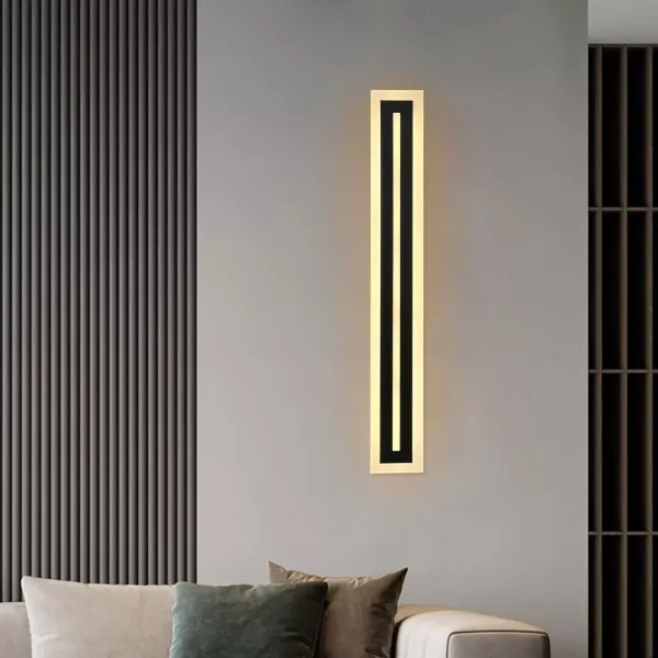 Moderní nástěnné LED svítidlo, venkovní nástěnné světlo vhodné pro verandu, terasu, obývací pokoj, ložnici