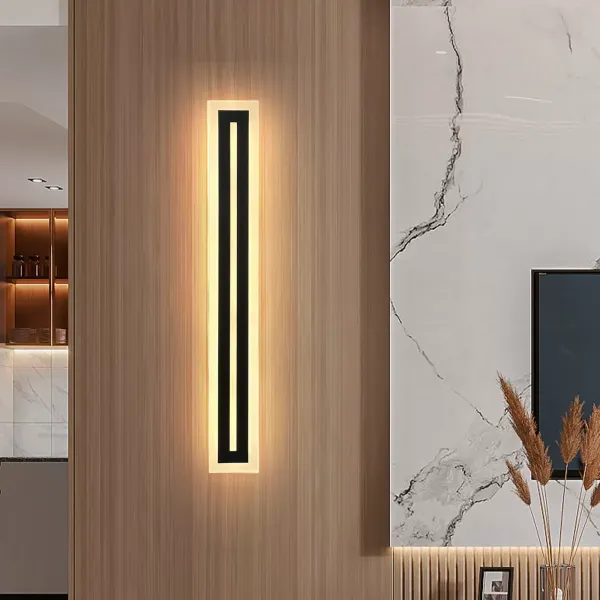 Moderní nástěnné LED svítidlo, venkovní nástěnné světlo vhodné pro verandu, terasu, obývací pokoj, ložnici