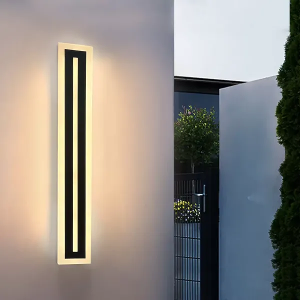 Moderní nástěnné LED svítidlo, venkovní nástěnné světlo vhodné pro verandu, terasu, obývací pokoj, ložnici