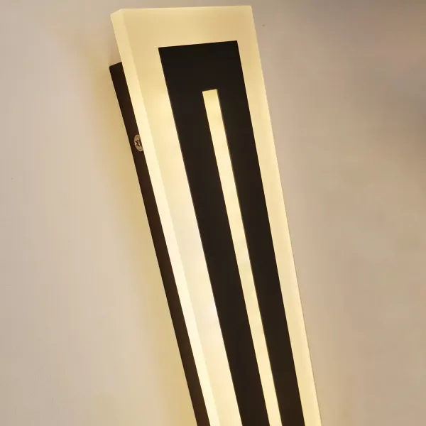 Moderní nástěnné LED svítidlo, venkovní nástěnné světlo vhodné pro verandu, terasu, obývací pokoj, ložnici