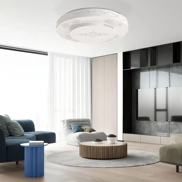 Moderní stmívatelné LED závěsné svítidlo, moderní LED stropní svítidlo, moderní zapuštěné stropní svítidlo pro ložnici a obývací pokoj