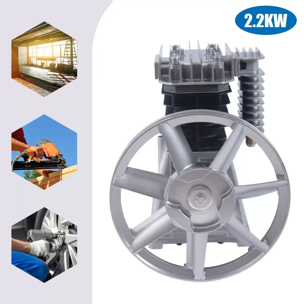 2,2 kW 2065-3 HP Hlava mazaného vzduchového čerpadla 3 HP válec 250 l/min