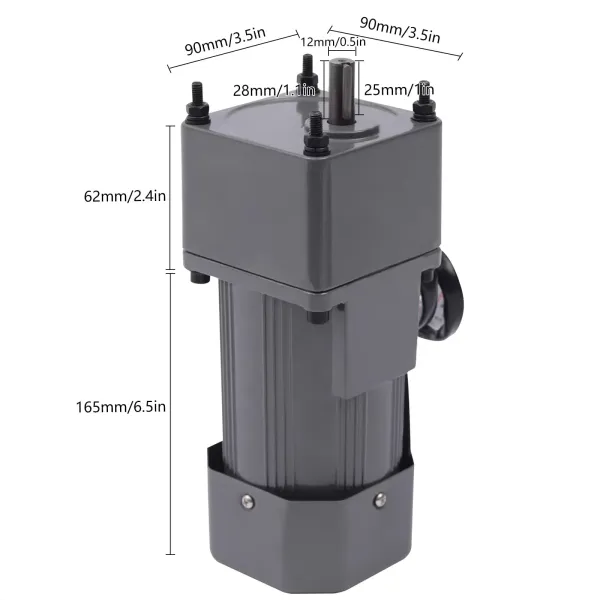 Omezovač rychlosti motoru Zpomalení Převodový střídavý reverzní motor s regulátorem rychlosti a držákem 90W 20K Omezovač rychlosti motoru Zpomalení Převodový střídavý reverzní motor s regulátorem rychlosti a držákem 90W 20K