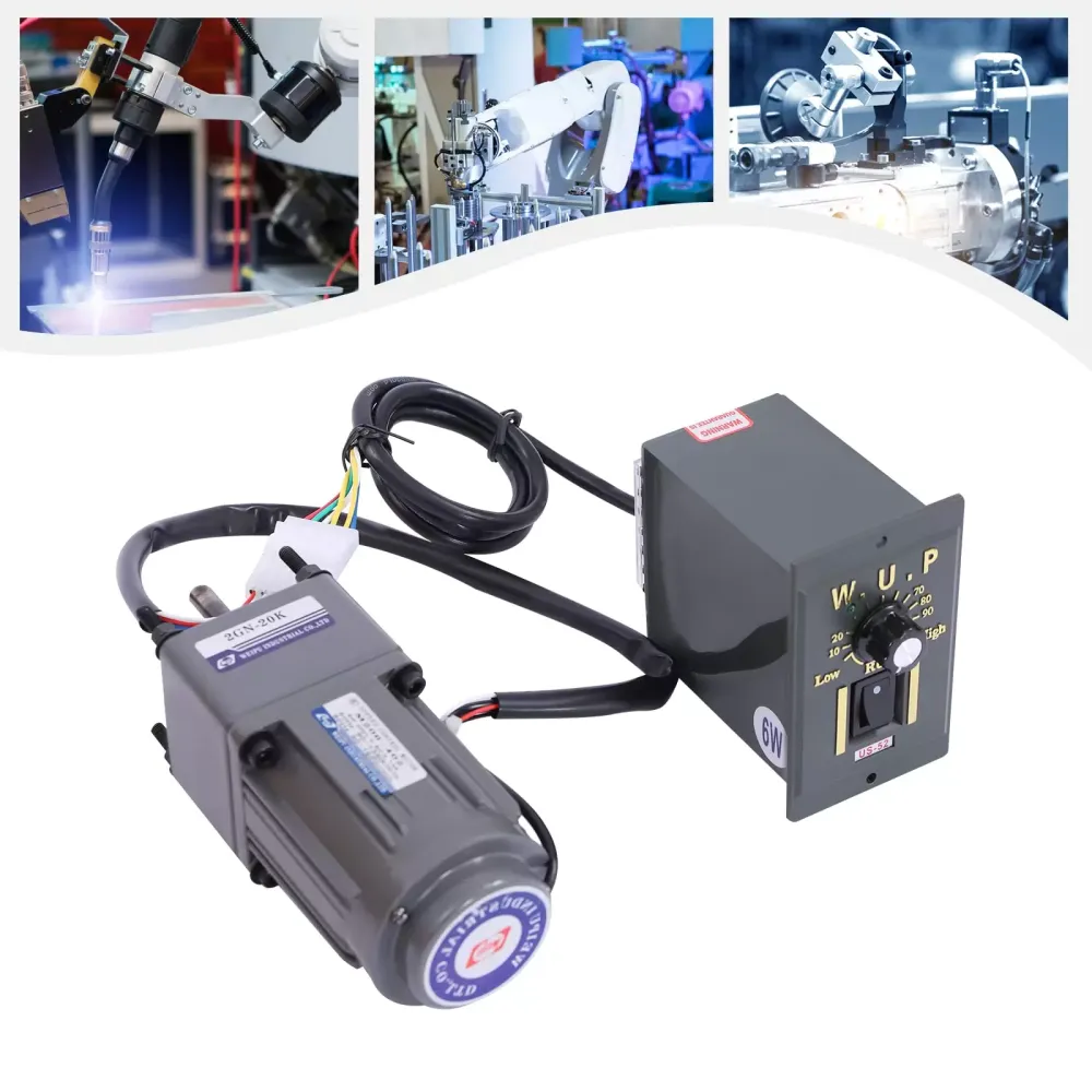 Regulované motory s 6 W 20 K otáčky, převodovka vybavena převodovkou, plynule nastavitelný motor 220 V 40 W Otáčky