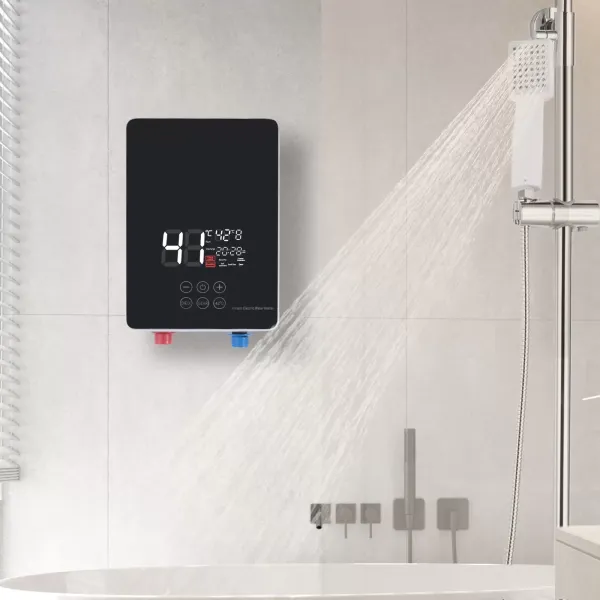 Elektrický ohřívač vody 6010 W - Elektrický ohřívač vody s konstantní teplotou - 220 V - Držák na stěnu do koupelny