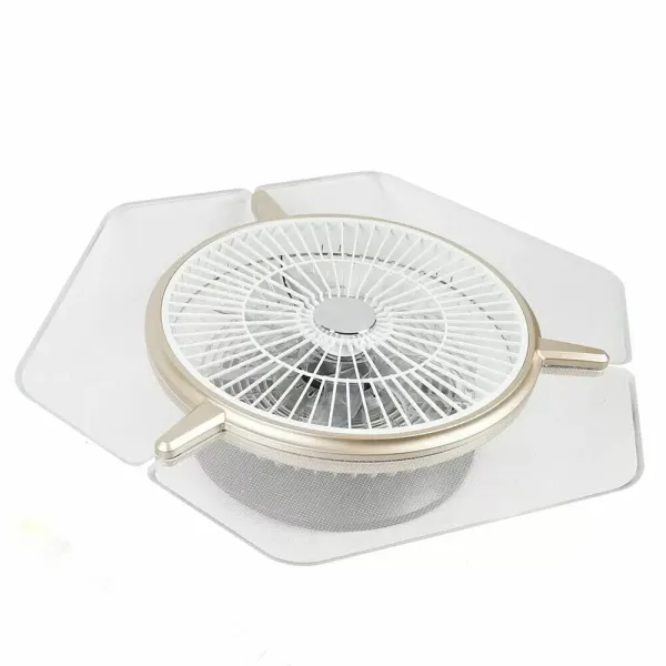 22'' stropní ventilátor s moderní lampou nastavitelné stropní LED světlo 3 rychlosti + dálkové ovládání 46W