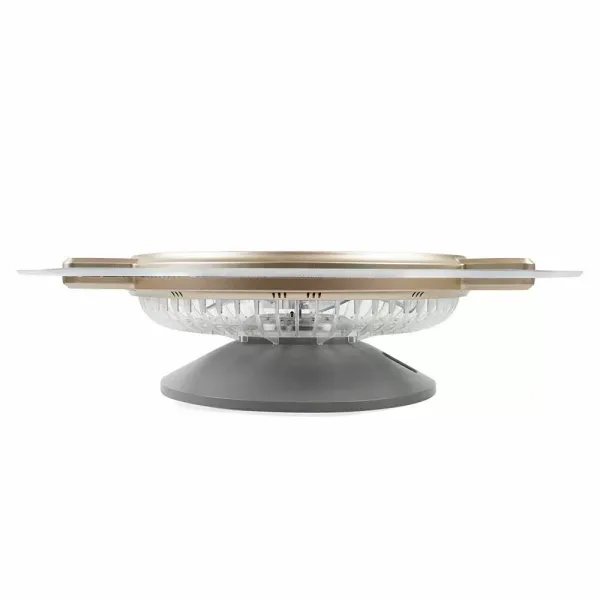22'' stropní ventilátor s moderní lampou nastavitelné stropní LED světlo 3 rychlosti + dálkové ovládání 46W