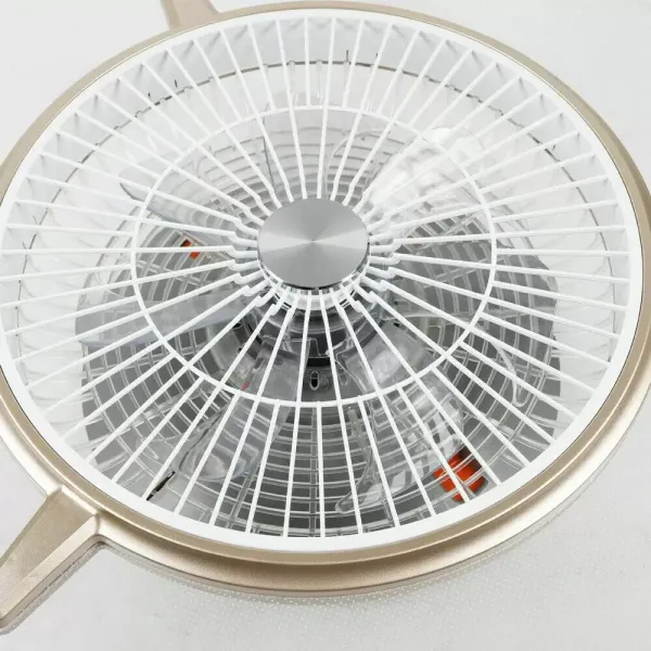22'' stropní ventilátor s moderní lampou nastavitelné stropní LED světlo 3 rychlosti + dálkové ovládání 46W