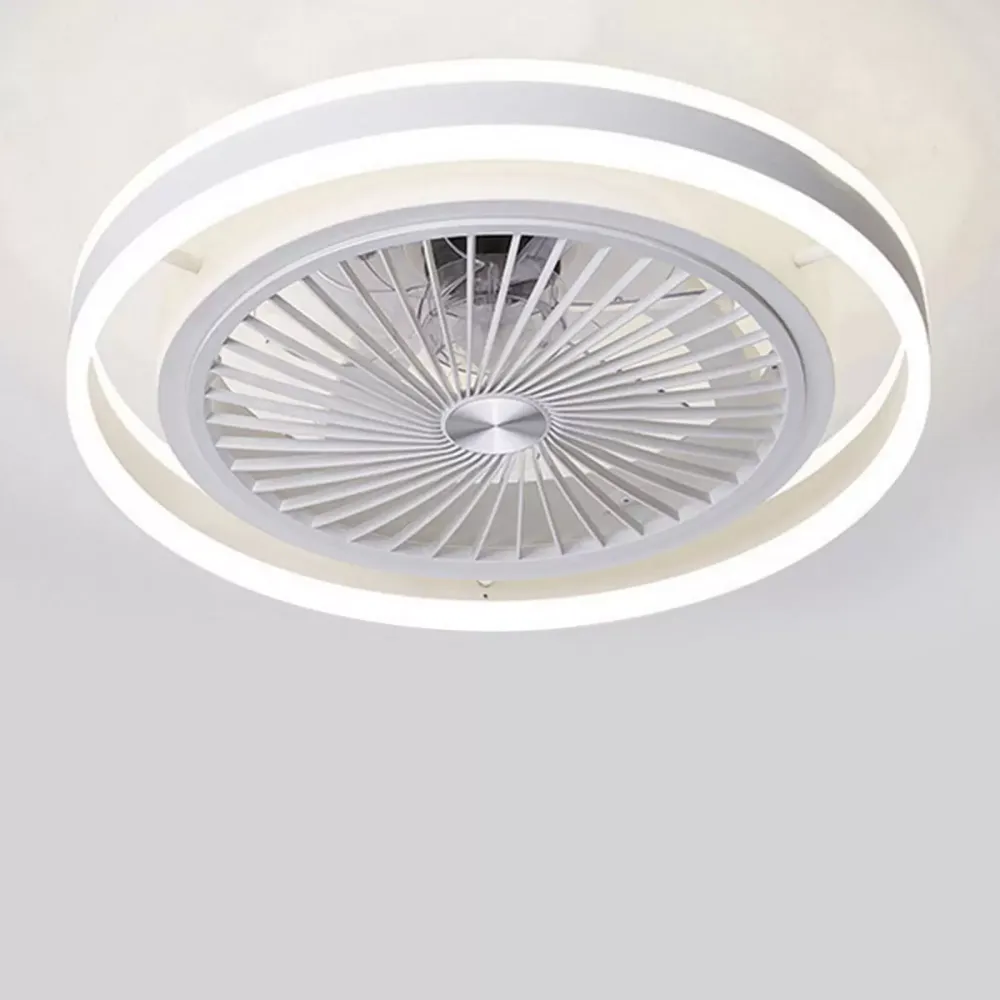 Moderní stropní ventilátor 36W s dálkovým ovládáním stmívatelné osvětlení ventilátor LED světlo
