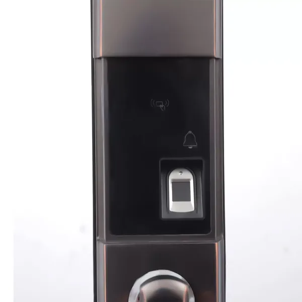 Acesunny Smart Door Lock s otiskem prstu a biometrem/elektronickým heslem pro IC skener (černý) Acesunny Smart Door Lock s otiskem prstu a biometrem/elektronickým heslem pro IC skener (černý)