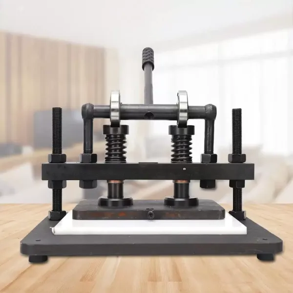 Razící lis 260 x 160 mm - Děrovací stroj a embosovací stroj - Ruční vysekávací stroj na kůži pro řezání různých materiálů (0-10 mm)