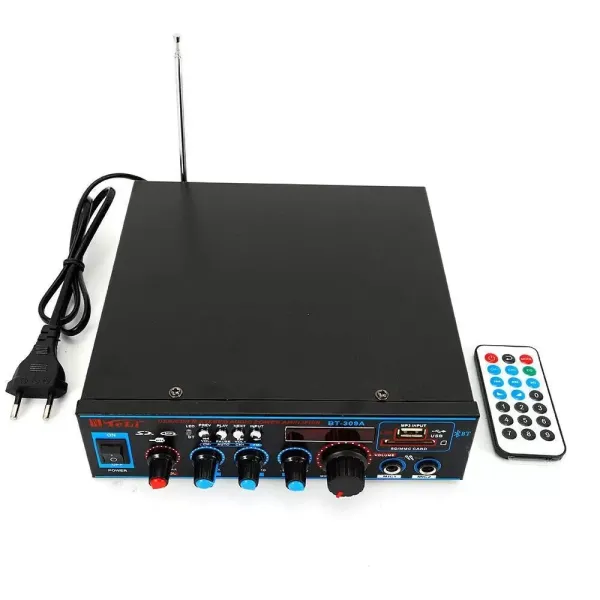 HiFi stereo zesilovač - digitální Bluetooth - FM audio zesilovač - 12V/220V - 2CH Vestavěný Bluetooth zesilovač HiFi stereo zesilovač - digitální Bluetooth - FM audio zesilovač - 12V/220V - 2CH Vestavěný Bluetooth zesilovač