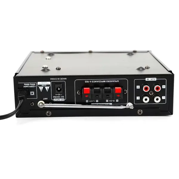HiFi stereo zesilovač - digitální Bluetooth - FM audio zesilovač - 12V/220V - 2CH Vestavěný Bluetooth zesilovač HiFi stereo zesilovač - digitální Bluetooth - FM audio zesilovač - 12V/220V - 2CH Vestavěný Bluetooth zesilovač