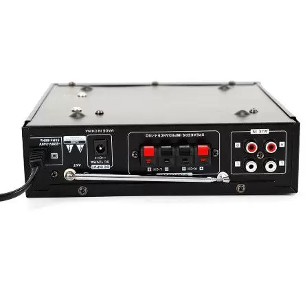 HiFi stereo zesilovač - Digitální Bluetooth - FM Audio zesilovač - 12V/220V - 2CH Vestavěný Bluetooth zesilovač
