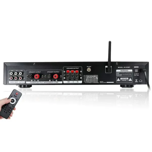 600W Mini HiFi Bluetooth výkonový zesilovač – 4,2 FM/AM stereo digitální zesilovač – audio kanál 600W Mini HiFi Bluetooth výkonový zesilovač – 4,2 FM/AM stereo digitální zesilovač – audio kanál