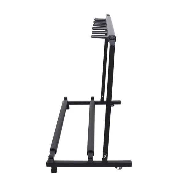 Stojan Power Strip pro basovou kytaru – pojme 5 kytar – černý Stojan Power Strip pro basovou kytaru – pojme 5 kytar – černý