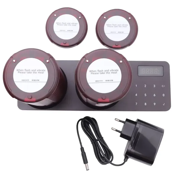 20 pagerů, sada čísel vzdálené restaurace, mini pager, 3 režimy volání, 20 hodin pohotovostního režimu