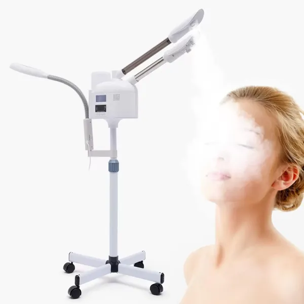 Ozónový parník kosmetický salon SPA Ozónový parník obličejová sauna kosmetický vaporizér Studio 750W profesionální napařovač obličeje na kolečkách pro obličej používaný pro lázně nebo osobní péči
