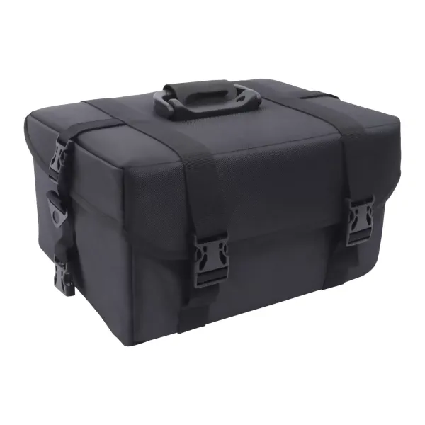 Rolling Makeup Case 2v1 velký rolovací kufr na make-up s krabičkou na nehty, černý