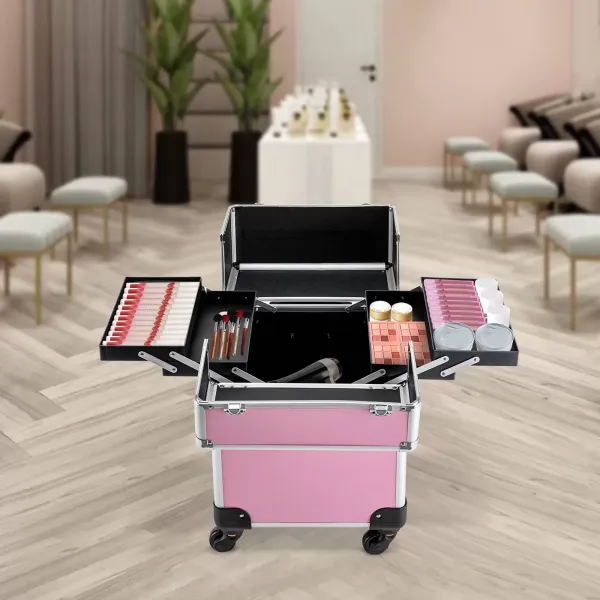 Pouzdro na kosmetický make-up Beauty Nail Salon Kadeřník (růžový) Pouzdro na kosmetický make-up Beauty Nail Salon Kadeřník (růžový)