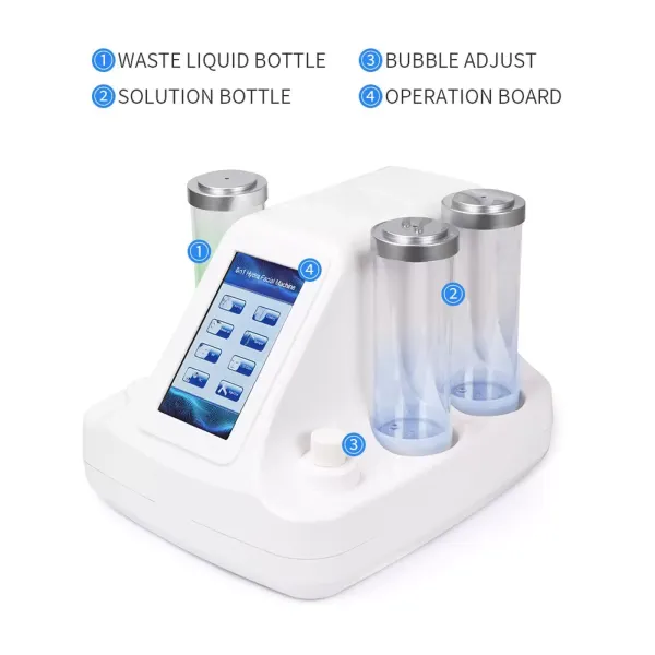 Hydrafaciální zařízení 6 v 1 Vodíkový kyslíkový kosmetický stroj Hydrafaciální zařízení Hydro Microdermabrasion Cleaning Device Hydrafaciální zařízení 6 v 1 Vodíkový kyslíkový kosmetický stroj Hydrafaciální zařízení Hydro Microdermabrasion Cleaning Device