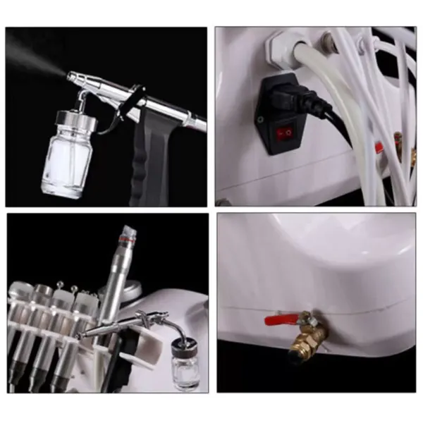 Hydrafaciální zařízení 6 v 1 Vodíkový kyslíkový kosmetický stroj Hydrafaciální zařízení Hydro Microdermabrasion Cleaning Device Hydrafaciální zařízení 6 v 1 Vodíkový kyslíkový kosmetický stroj Hydrafaciální zařízení Hydro Microdermabrasion Cleaning Device