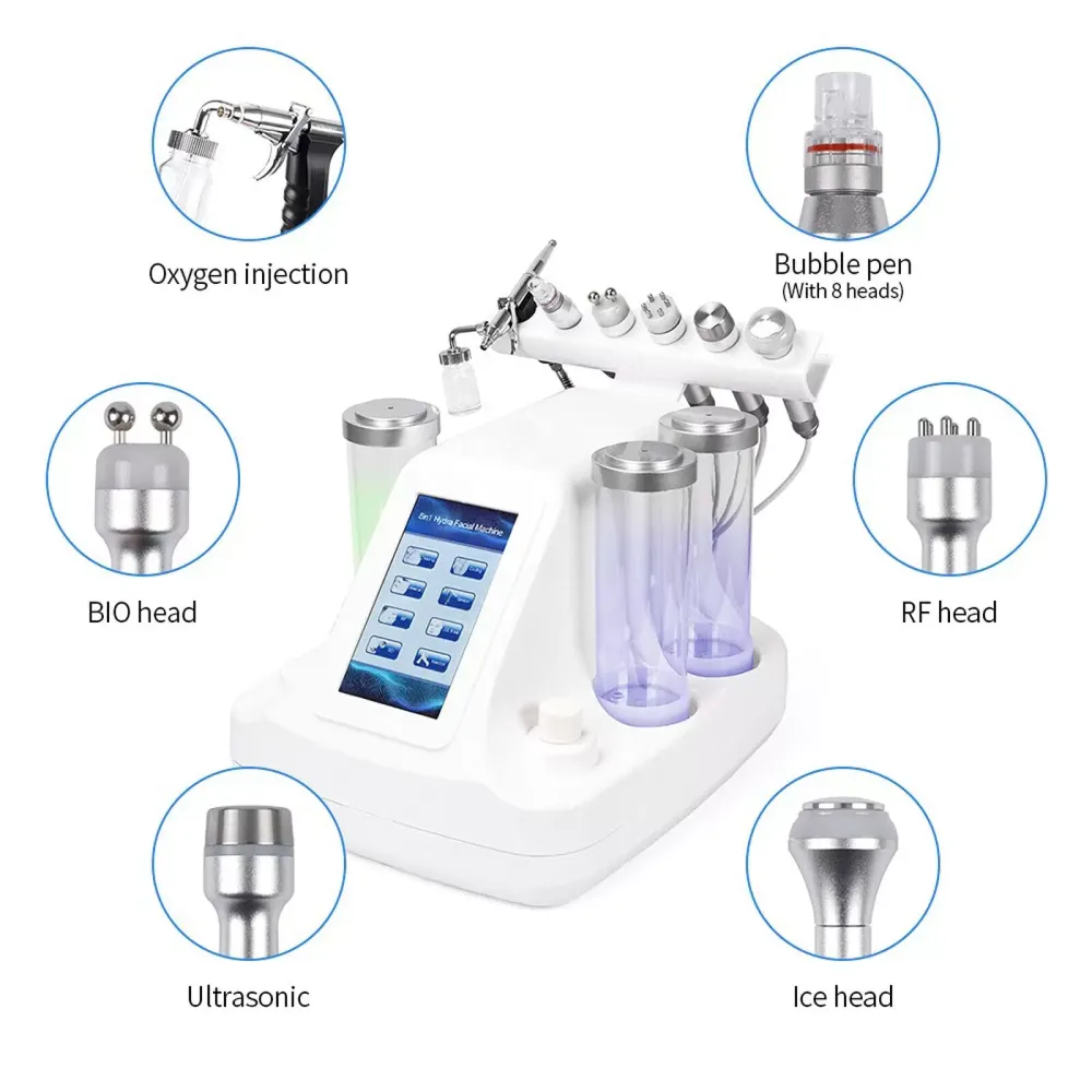 Dermabraze 6v1 - Hloubkové čištění - Bio RF - Dermabraze - Hydratační krém - Obličej