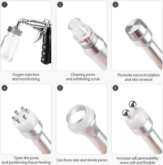 Pro přiblížení najeďte myší na obrázek 7 v 1 Dermabrasion Hydra Facial Treatment BIO Cleansing RF Light Hydrodermabrasion Beauty Instrument Clean Skin (7 in 1)