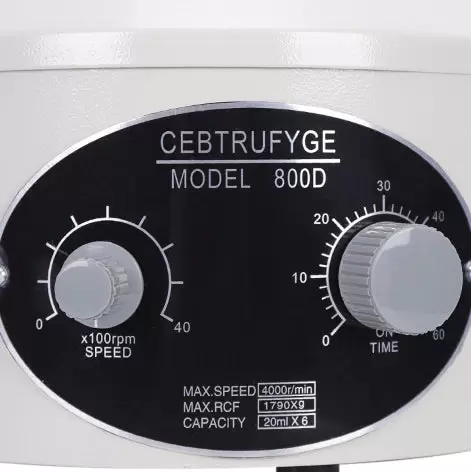 Stolní centrifúga 4000 ot./min 25W elektrická stolní centrifúga s nastavitelnou rychlostí a stolním časovačem 6 x 20 ml