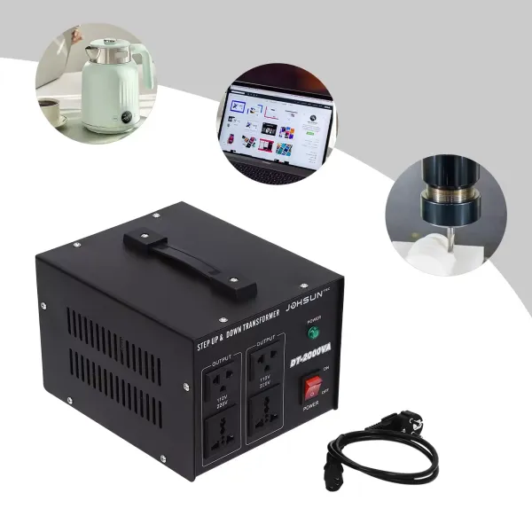 Měnič napětí 110V-220V/220V-110V USA Transformátor na evropskou zástrčku s automatickým krokem nahoru a dolů (1600W) Měnič napětí 110V-220V/220V-110V USA Transformátor na evropskou zástrčku s automatickým krokem nahoru a dolů (1600W)