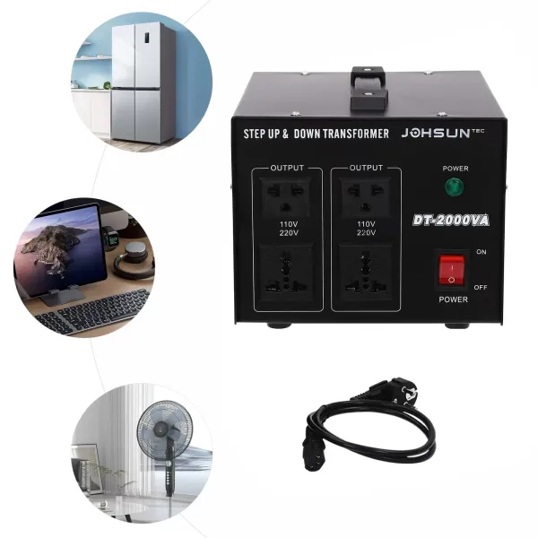 Měnič napětí 110V-220V/220V-110V USA Transformátor na evropskou zástrčku s automatickým krokem nahoru a dolů (1600W) Měnič napětí 110V-220V/220V-110V USA Transformátor na evropskou zástrčku s automatickým krokem nahoru a dolů (1600W)
