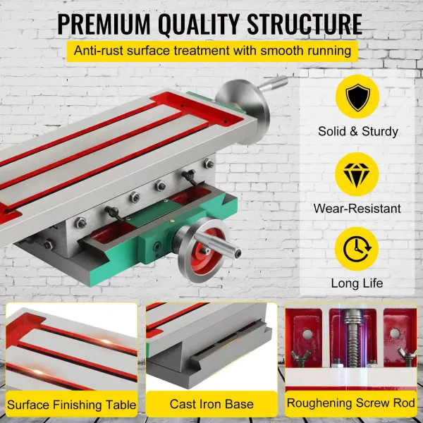 Křížový pracovní stůl Multifunkční frézovací stůl Pracovní stůl Frézka Obráběcí stroj (450 x 170 mm) Složený pracovní stůl Pracovní stůl Křížová posuvná lavice