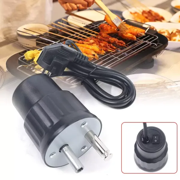 Grilovací motor 220V Elektrický gril Gril Plynový gril Špíz Gril Zahradní grilování sele