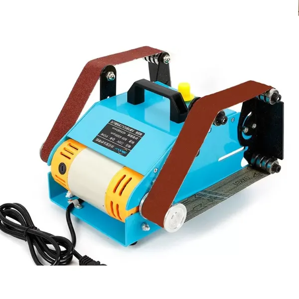 950W pásová bruska – dvojitá elektrická bruska – dvouosá – pro odstraňování rzi a leštění