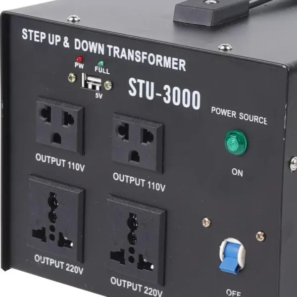 Měnič napětí 110V na USB 220V 3kW Maximální jmenovitý výkon 3000W
